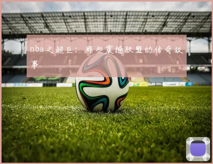 nba之超巨：那些震撼联盟的传奇故事