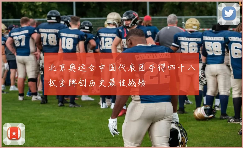 北京奥运会中国代表团夺得四十八枚金牌创历史最佳战绩